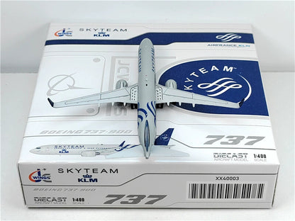 JC Wings KLM Skyteam for Boeing 737-900 PH-BXO 1/400 Aircraft Pre-built Model