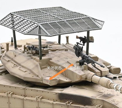 Sanrong 1/72 END WAR Merkava 3D Main Battle Tank + Ground Plate + Figure Model