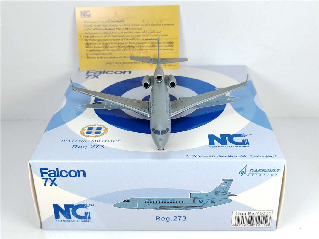 1:200 NG Model HAF DASSAULT AVIATION Falcon 7x Airplane Diecast Aircraft Model