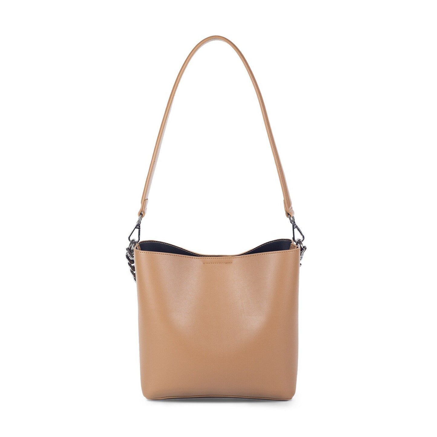 Shoulder Bag Bucket Metal Chain Handbag Leather Messenger 22*10*23 CM Polyester