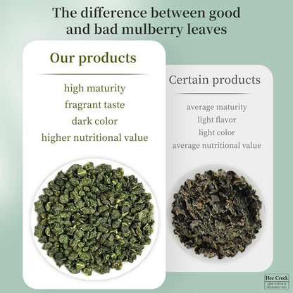 Mulberry Leaf Tea10.58oz/300g Mulberry Leaf Herbal Tea Sun-dried Mulberry Leaves