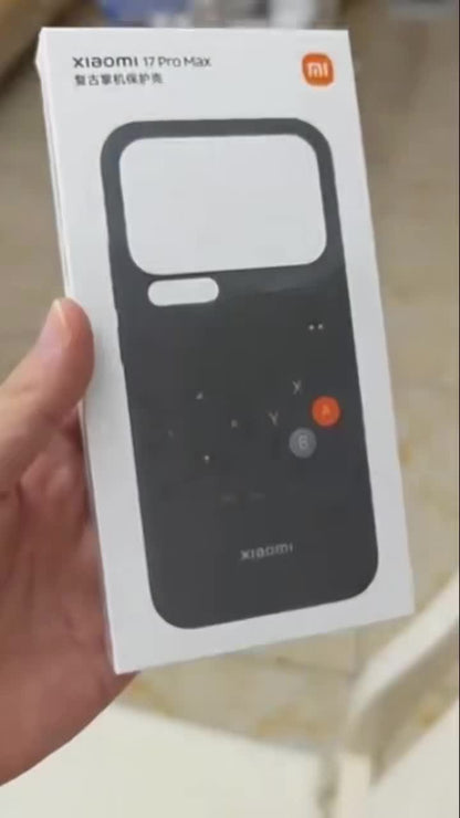 Xiaomi Mi 17 Pro/Max Retro Game Case 2025 - w/ Built-in Games