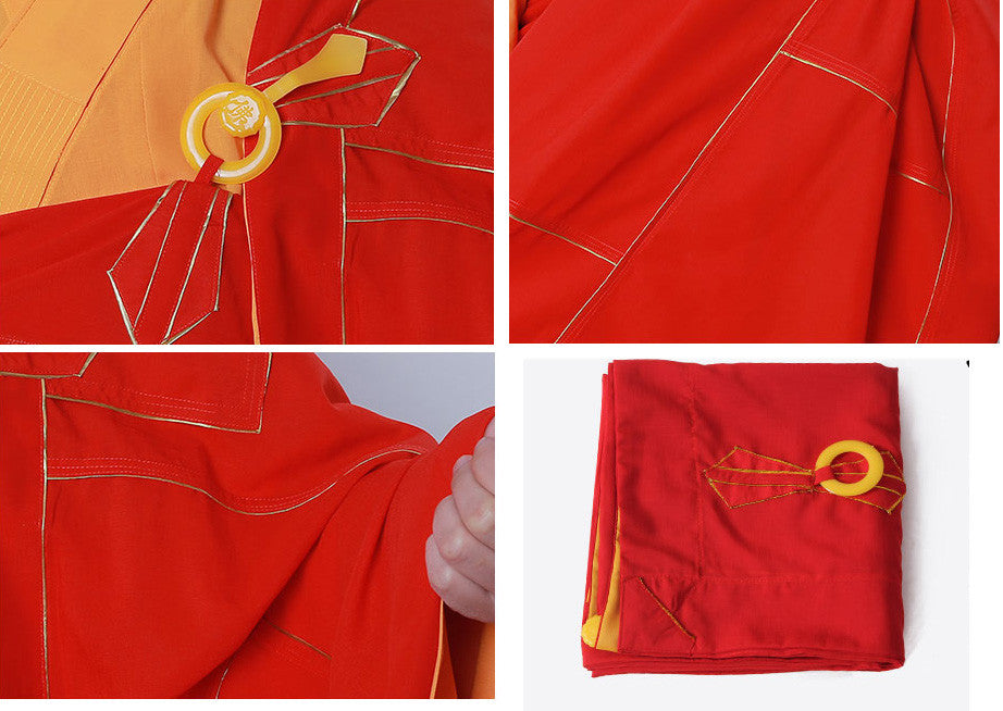Kesa Monk Dress Zen Meditation Buddhist Priest Cassock Robe Shaolin Kung fu Suit