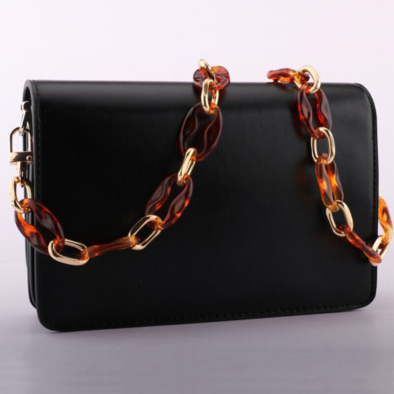 Shoulder Strap Detachable Replacement Bag Fish Bone Acrylic Resin Handbag Chain