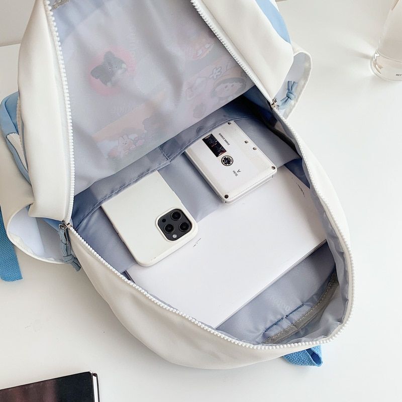 Backpack Cute Transparent School Backpack Bags Nylon 32*42*13 CM Polyester Purse