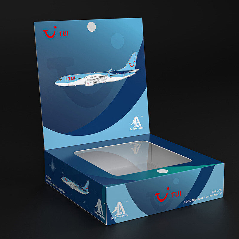 1:400 Aero Polaris TUI Boeing 737-800 Passenger Airplane Diecast Aircraft Model