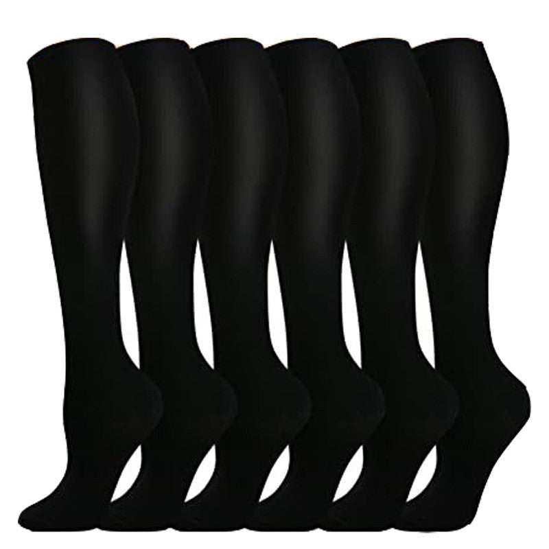 5/6pairs Compression Socks Stockings Womens Mens Knee High Medical
