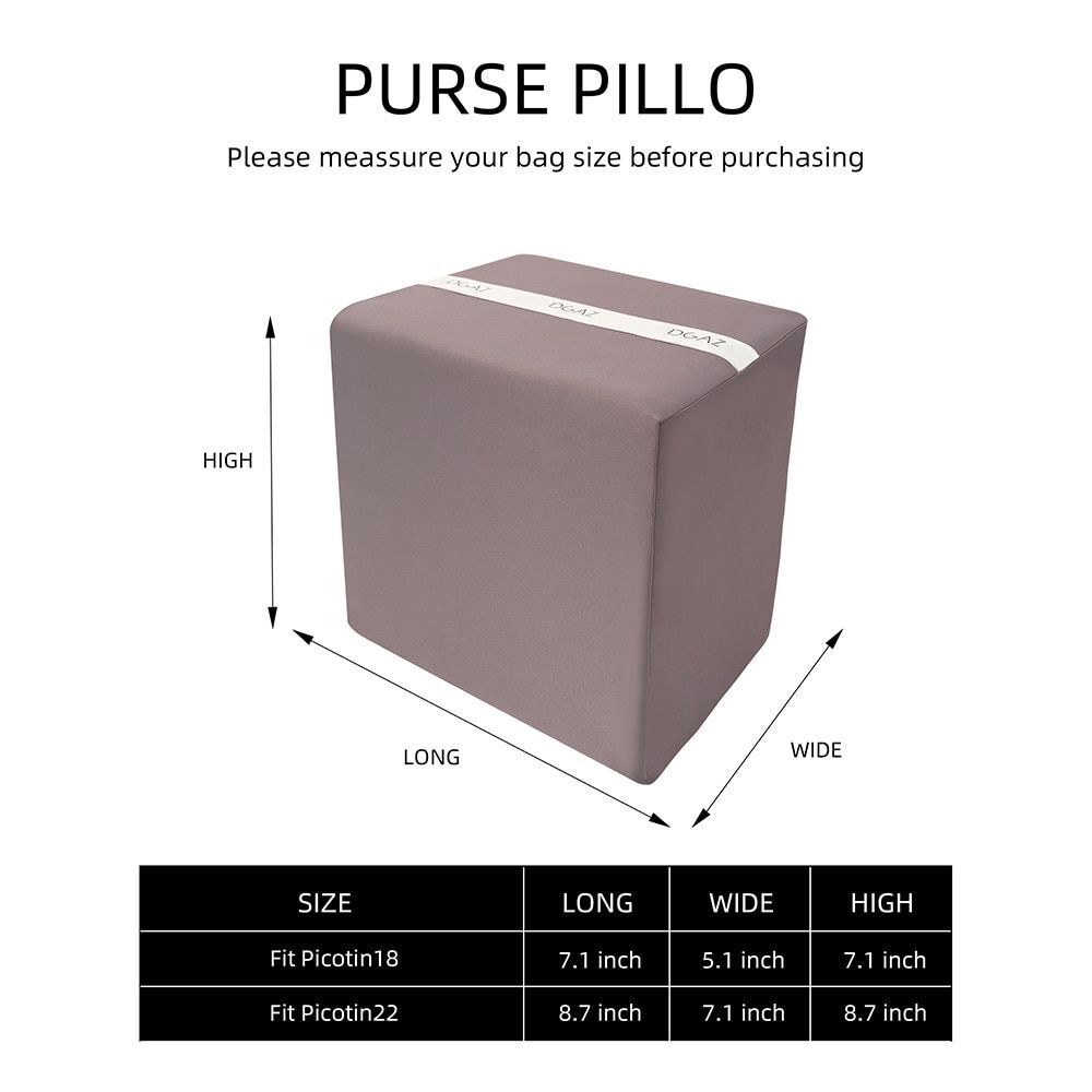 Purse Pillow Shape Insert Fits Bags Luxury Handbag Tote Shaper Memory Foam Purse
