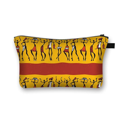 Print Cosmetic Bag Makeup Purse Cosmetic Case Lipstick Storage Bags Traveling