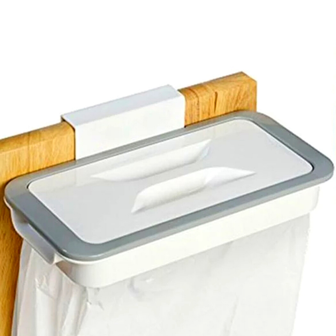Garbage Bag Holder Under Sink Mounted Cabinet Trash Stand Over The Door Hanging