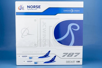 1:200 32CM JC Wings NORSE BOEING 787-9 Passenger Airplane Diecast Aircraft Model