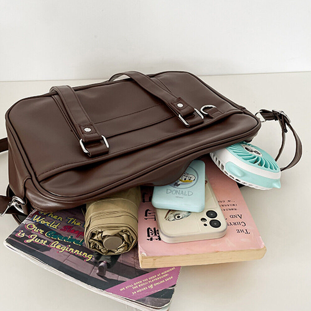 Messenger Bag PU Leather Shoulder Bag Large Capacity Handbags Crossbody Bag