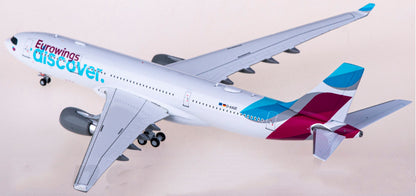 1:400 BT400 Eurowings Airbus A330-200 Passenger Airplane Diecast Model