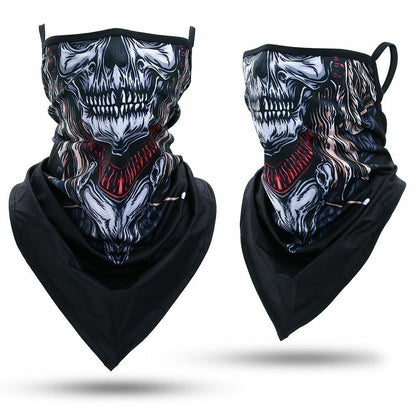 Printed Bandana Cycling Ear Face Mask Neck Gaiter Hunting Running Scarf 26*42 CM