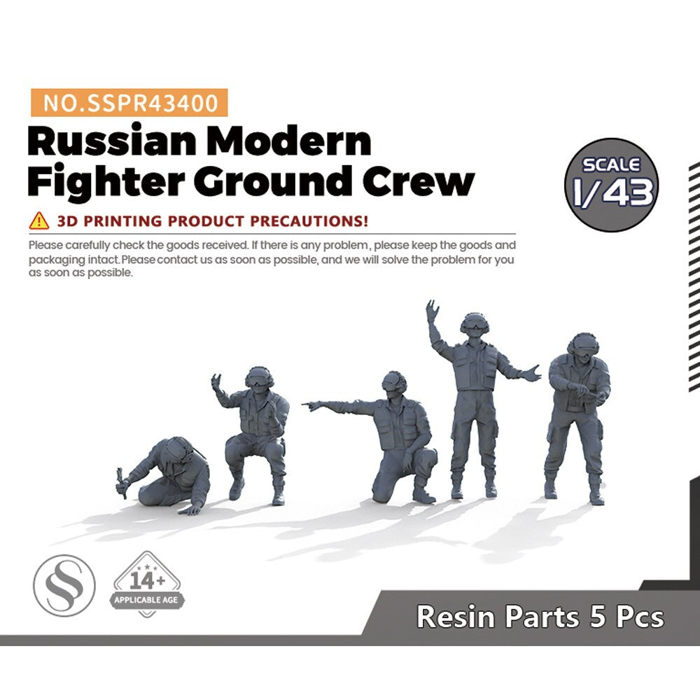 SSMODEL SSPR43400 1/43 Russian Modern Fighter Ground Crew