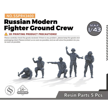 SSMODEL SSPR43400 1/43 Russian Modern Fighter Ground Crew