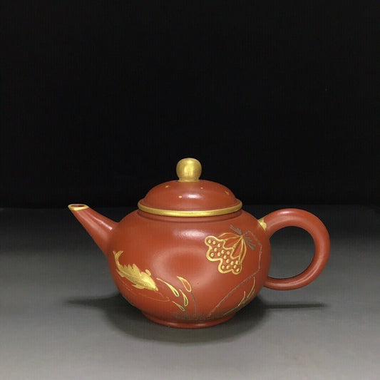 vintage chinese yixing purple clay teapot zisha ceremony teaware collection rare