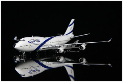 1:400 JC Wings El Al BOEING 747-400 Passenger Airplane Diecast Aircraft Model