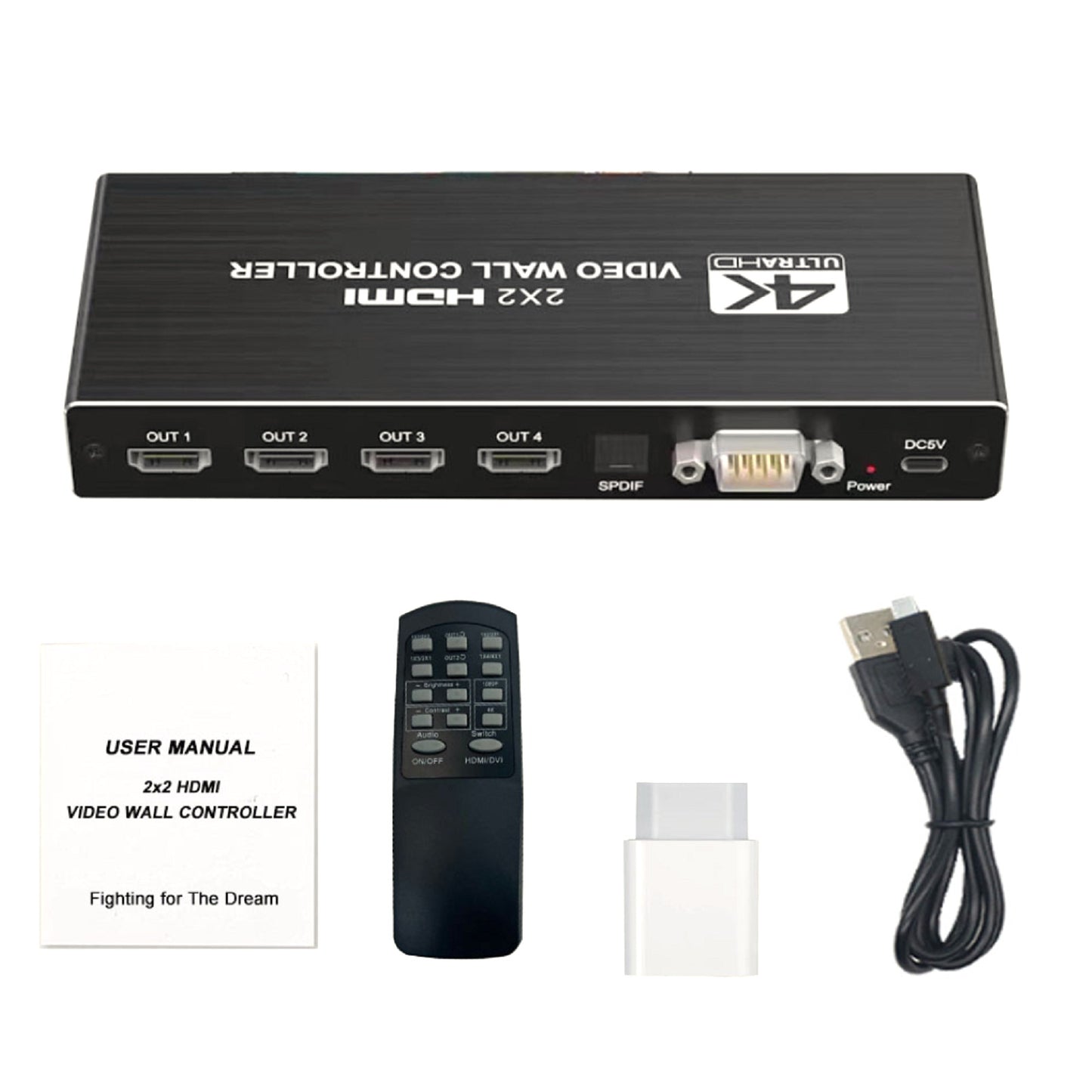 1X2 1X4 1X3 2X1 3x1 4X1 2x2 HDMI DVI Multi Video Controller Processor Splicer t