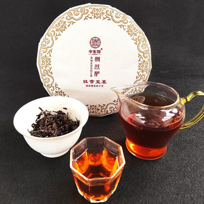 357G Laos ban Zhang Pu'er Tea Wuzhai Crack Tea Tea Yunnan Ancient Tree Tea -