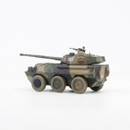 UNISTAR 1/72 China PTL02 Wheeled Assault Gun Finished Tank Model