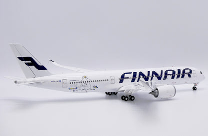 1:200 34CM JC Wings FINNAIR AIRBUS A350-900XWB Flap Down Airplane Diecast Model