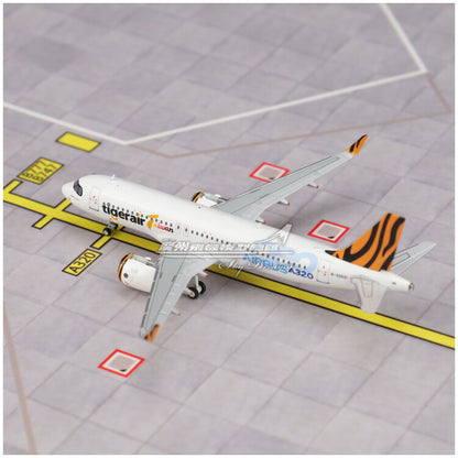1:400 JC Wings Tigerair AIRBUS A320neo Passenger Airplane Diecast Aircraft Model