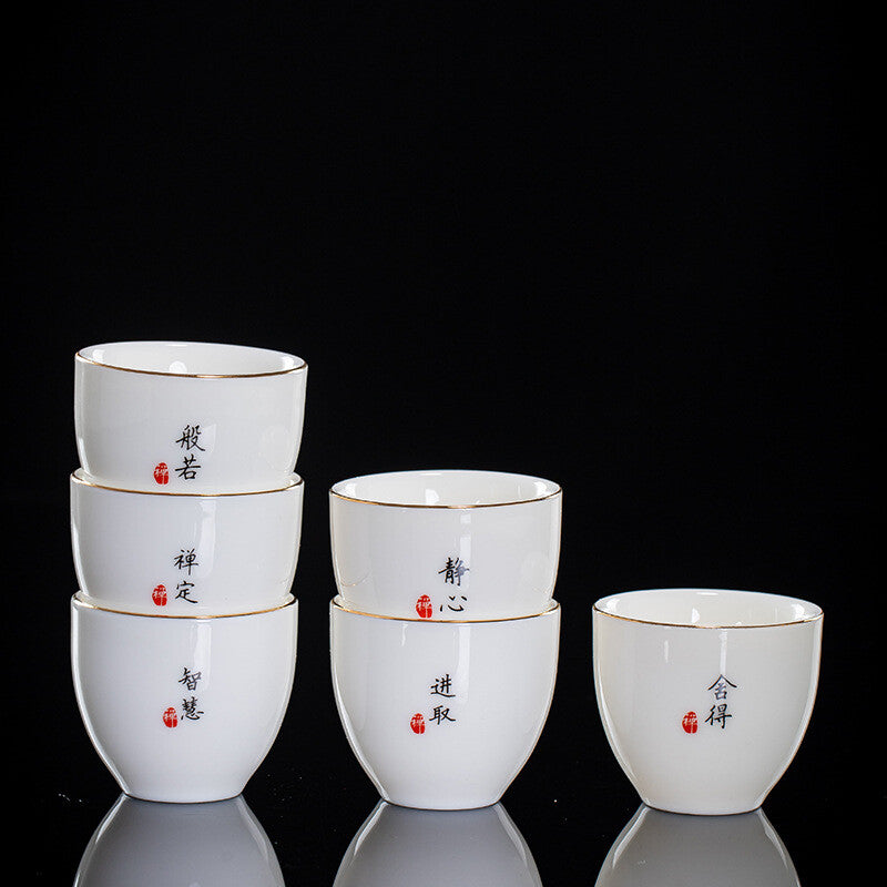 one cup porcelain master cup of tea 55ml Zen style ceramic kungfu tea cup China