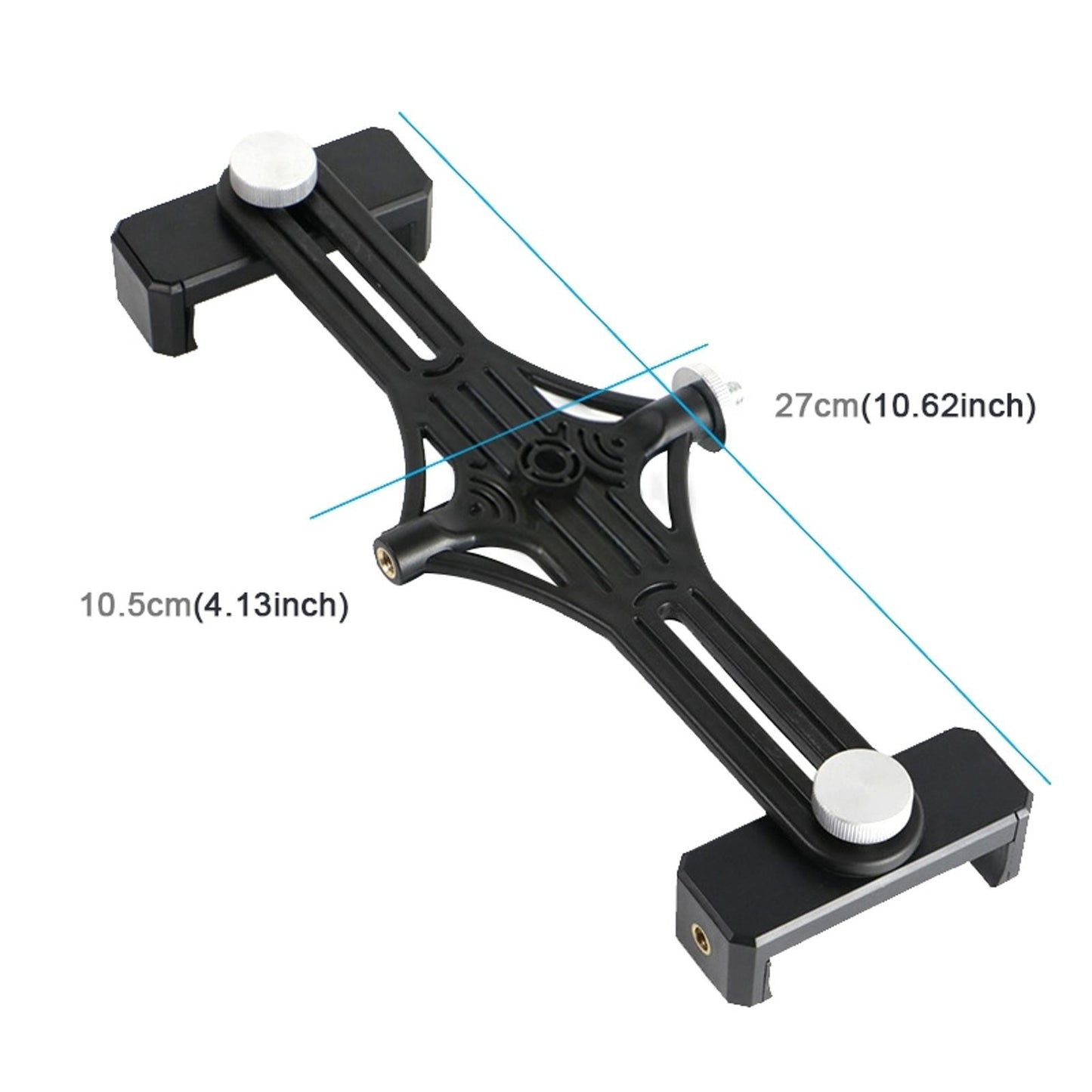 Stable 360° Adjustable Dual Bracket Phone Clip Holder for Video Live Vlogging