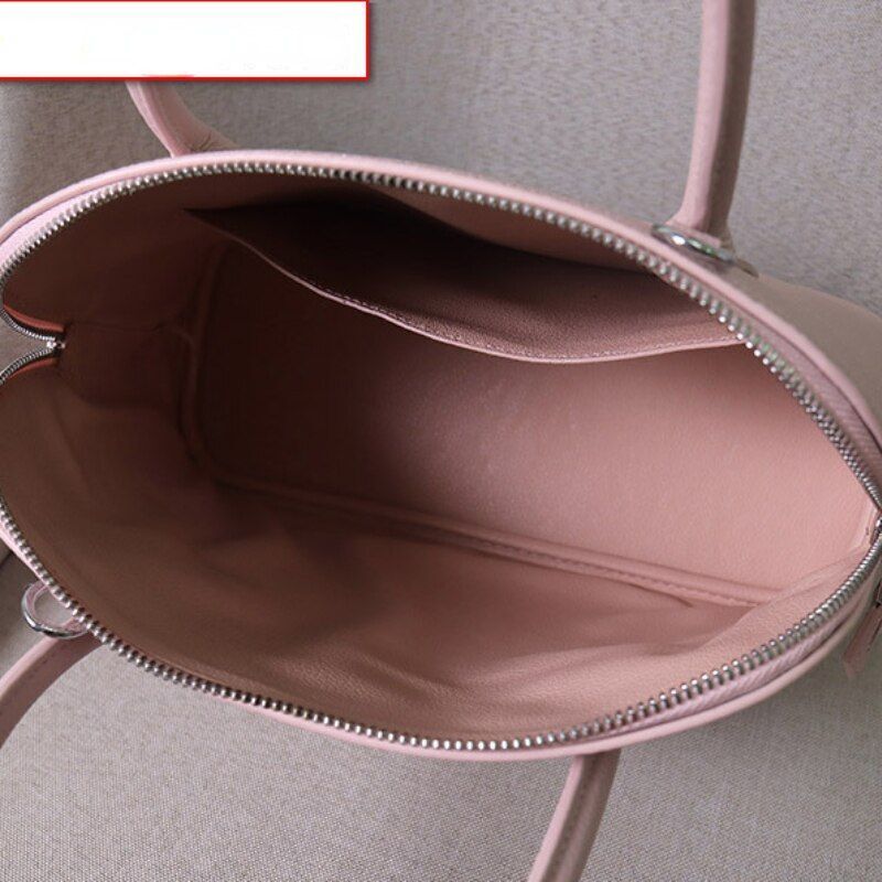 Shell Handbag Cowhide Bag Genuine Leather Crossbody Shoulder Bag S/M/L 18*7*13CM