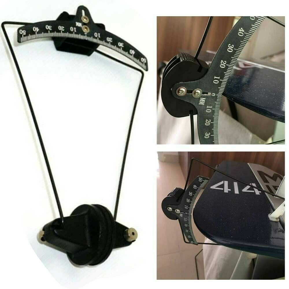 Aluminum+Plastic Aileron Angle Meter Airplane Measure Tool 0-50° RC Fixed Tool