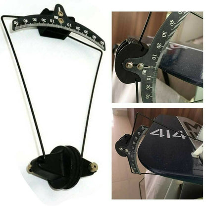 Aluminum+Plastic Aileron Angle Meter Airplane Measure Tool 0-50° RC Fixed Tool