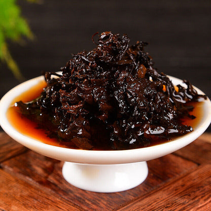 Premium Ancient Tree Pu'er Ripe Tea Natural 200g Yunnan Pu-Erh Tea Cake