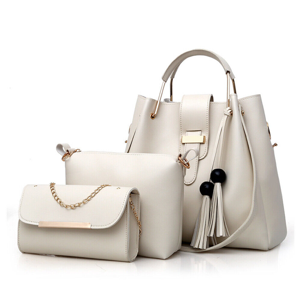 Fashion Women Bags Set 3pcs Large Casual Bags PU Leather Ladies Shoulder Bag