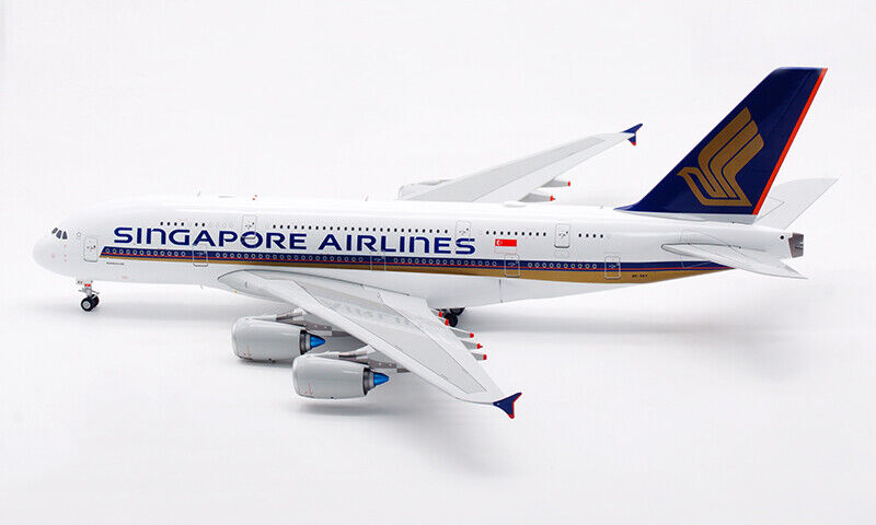 37CM 1:200 SQ Wings SINGAPORE AIRLINES AIRBUS A380 Airplane Diecast Plane Model