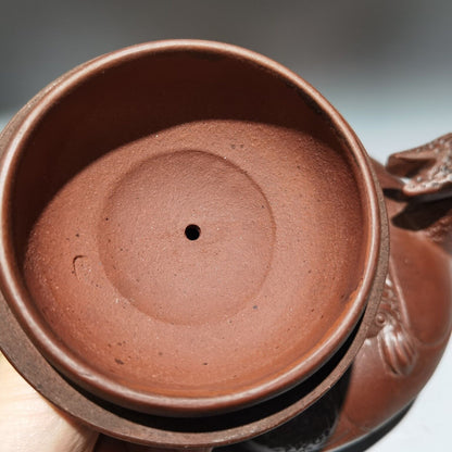 Chinese Yixing Zisha Clay Handmade dragon Exquisite Teapot 品名：鱼化龙壶 低款：大清光绪宫廷御制