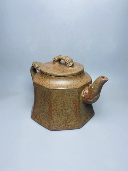 Chinese Old Yixing Clay Teapot Handmade Dragon Pot Purple Sand Teapot 350cc