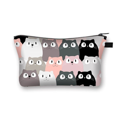 Cosmetic Bag Cartoon Toiletries Purse Small Clutch Makeup Handbag 13*15*21CM 1PC
