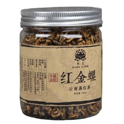 65g Yunnan Fengqing Biluochun Tea Golden Screw Black Red Tea Green Food Dianhong