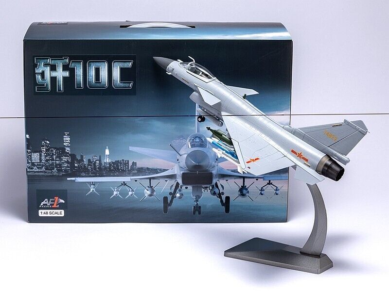 1:48 36CM AF1 China Air Force J-10C Fighter Diecast Military Aircraft Model