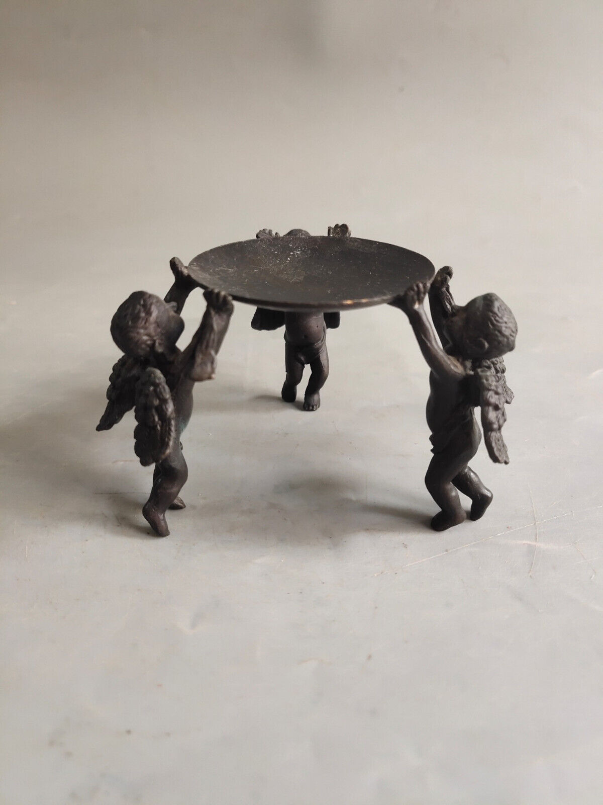 China's ancient pure copper three cat wax platform