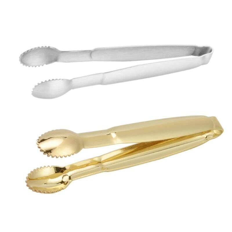 Stainless Steel Tweezer Clamp Tong Clips Coffee Little Tea Clips Kitchen Supply