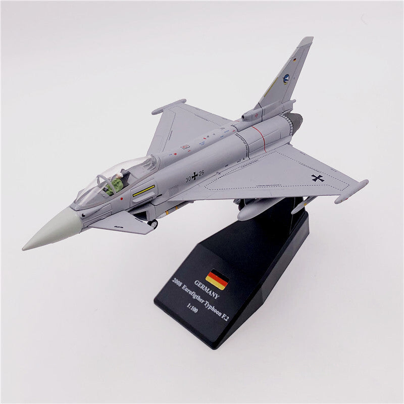 FLOZ GERMANY 2008 Euroflgther Typhoon F.2 EF2000 1/100 diecast model aircraft