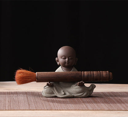 Chinese Ornament Handmade Buddha Small Size Home Desk Pet Table Decoration Zisha