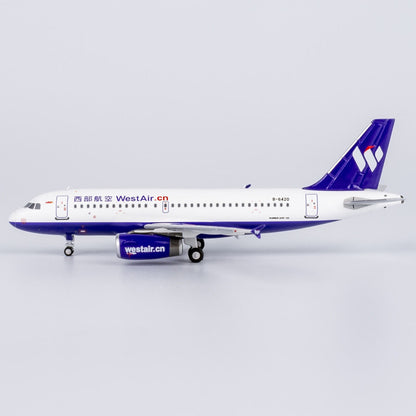 1:400 NGmodels West Air Airbus A319 Passenger Airplane Diecast Model