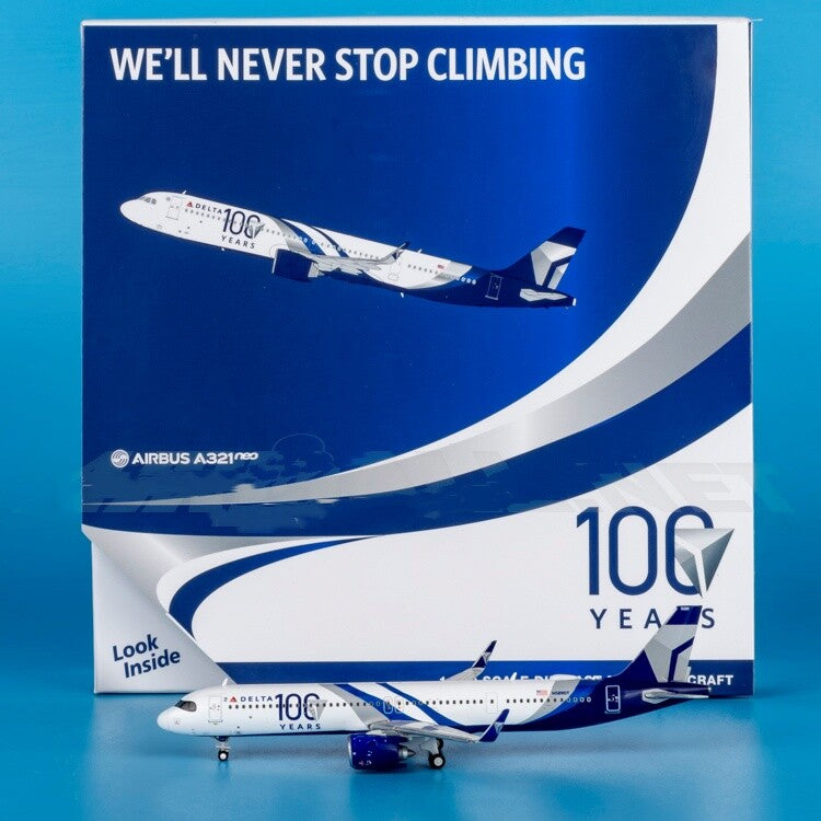 1:400 Geminijets Delta Air Lines Airbus A321neo Passenger Airplane Diecast Model