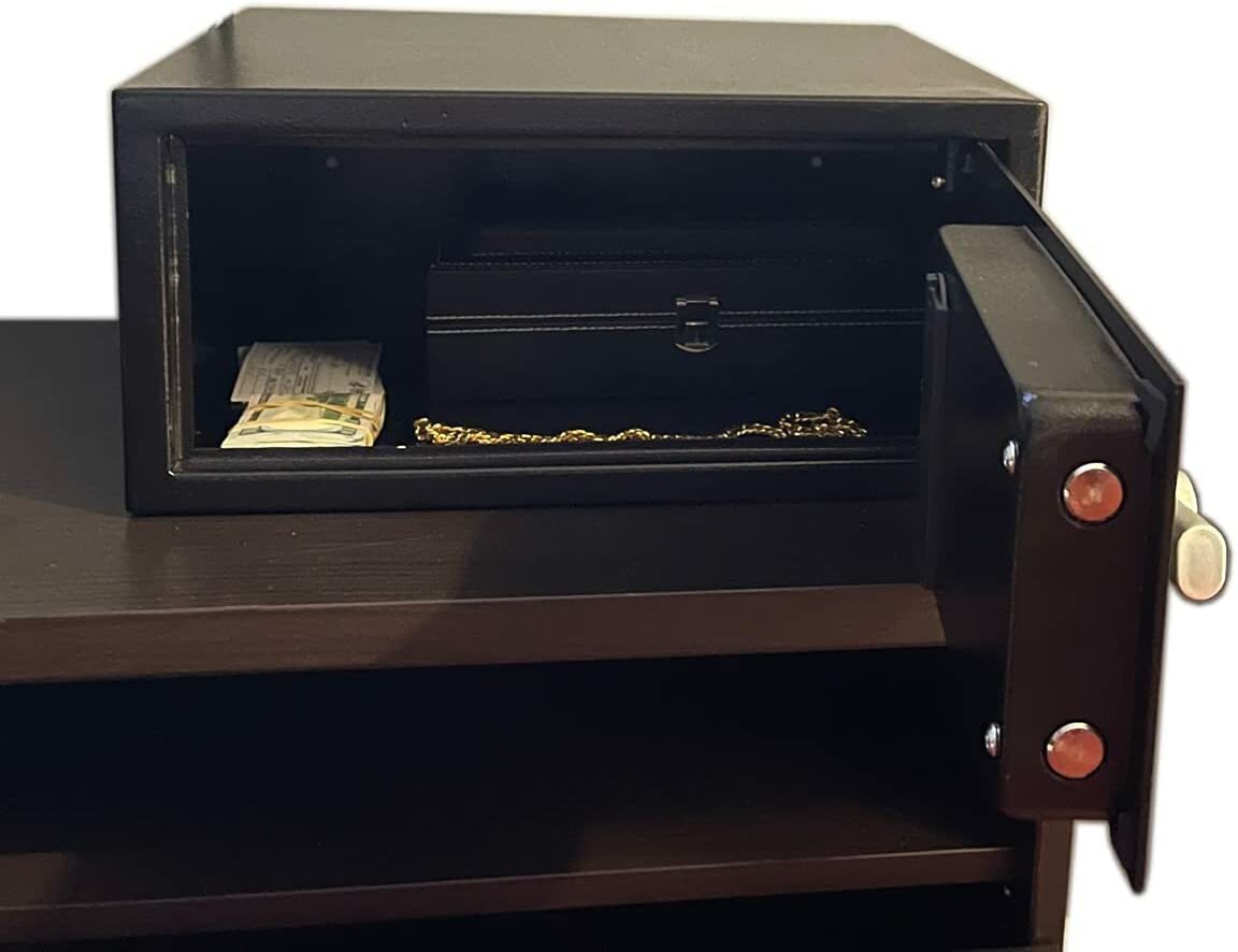 Electronic Safe with Digital Keypad + Keys, Program your own 3 to 8 Digit Pin