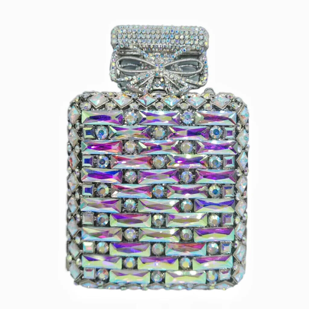 Women Perfume Bottle Evening Bags Bridal Purses Party Wedding Diamond Day