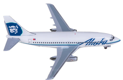 1:400 NGmodels Alaska Airlines B737-200 N747AS Passenger Diecast Plane Model