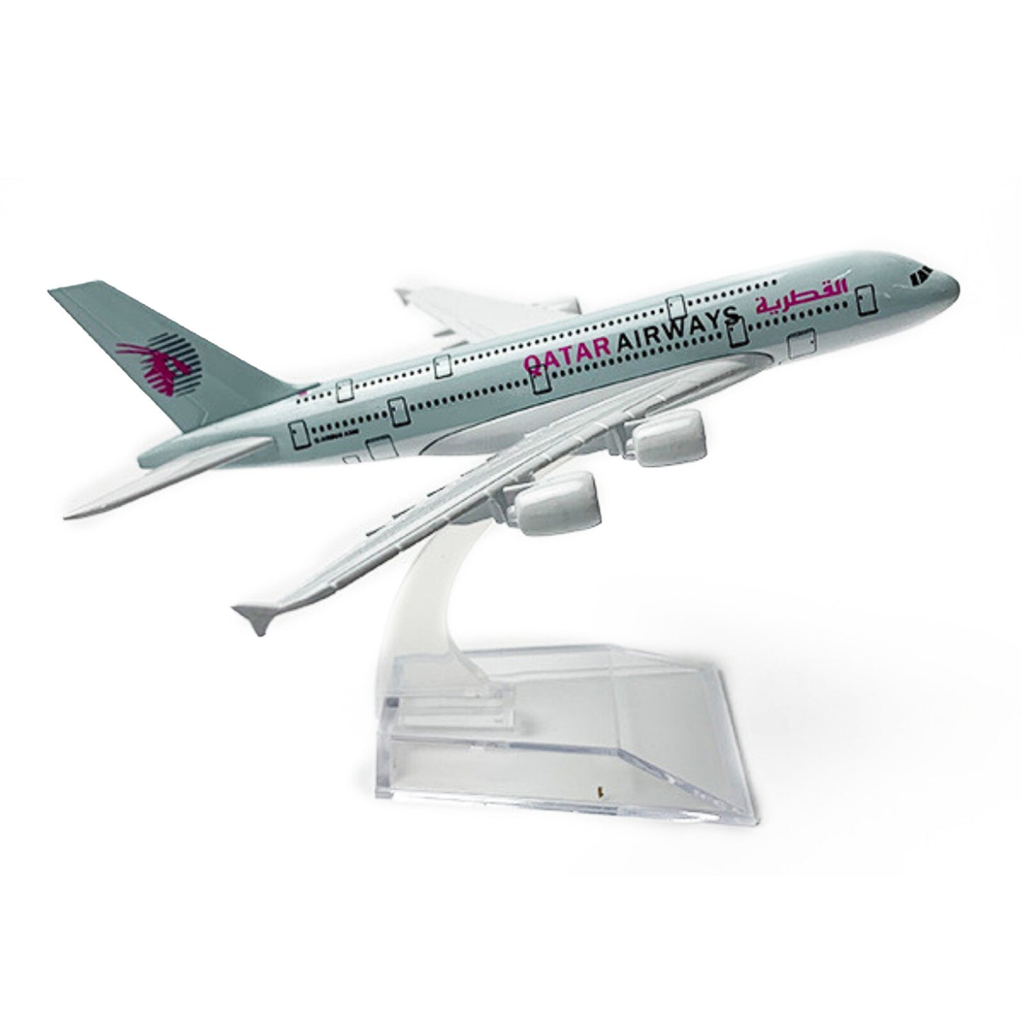 1:400 16cm A380 Qatar Airways Airplane Model Alloy Simulation Aircraft Ornaments